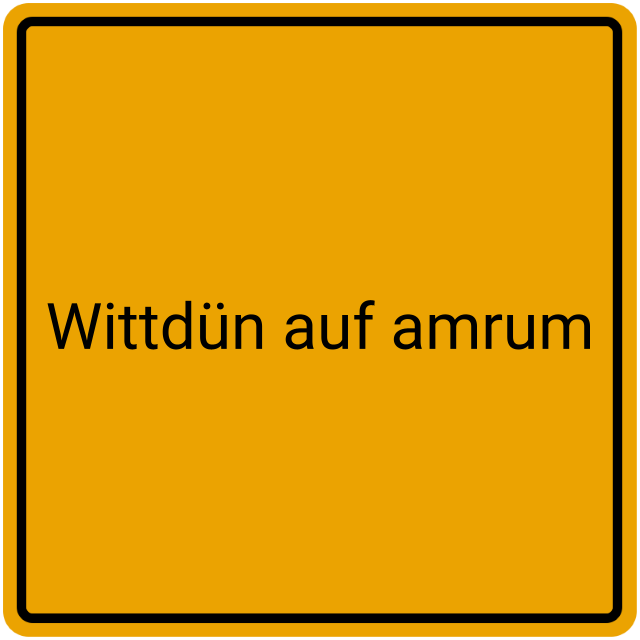 Meldebestätigung Wittdün auf Amrum